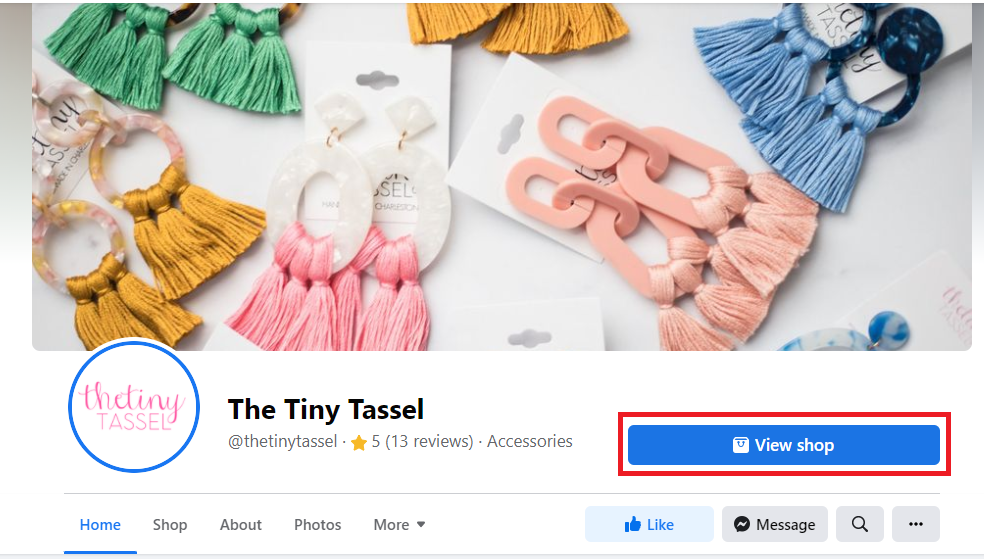The Tiny Tassel - A Social Commerce Example.