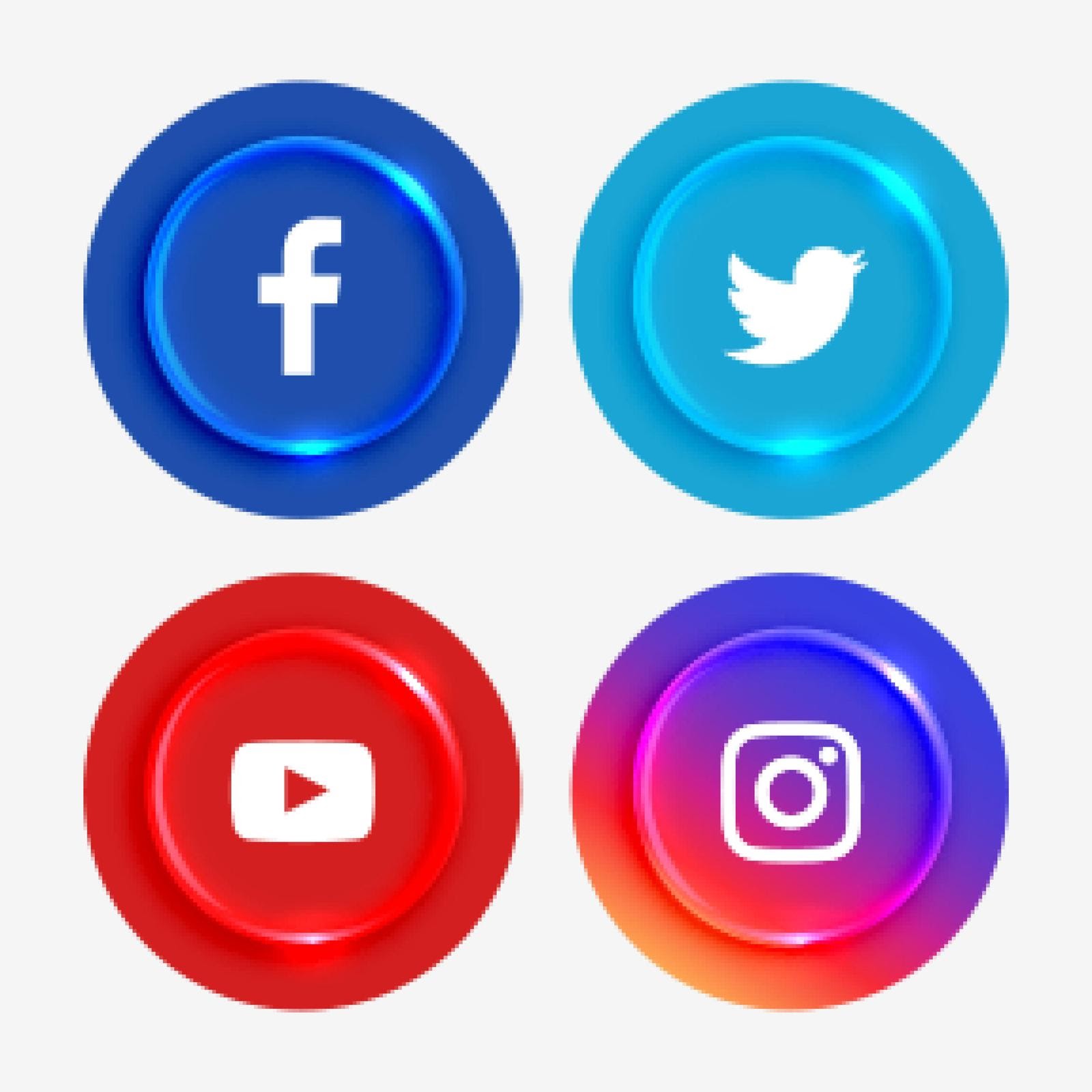 How to design a website — Adding social media buttons