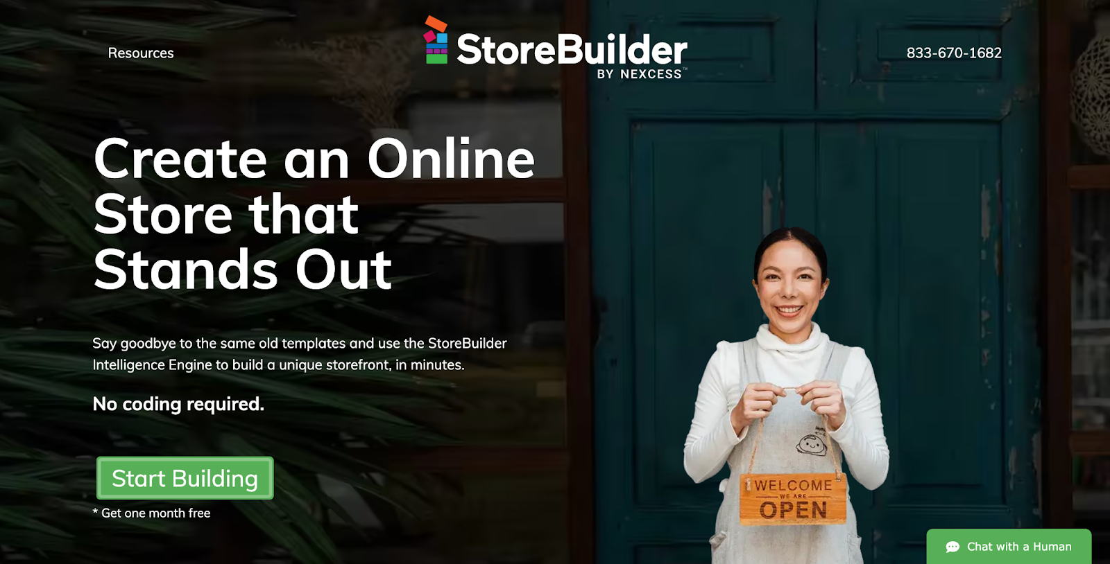 Start your top ecommerce site using Nexcess’ StoreBuilder.