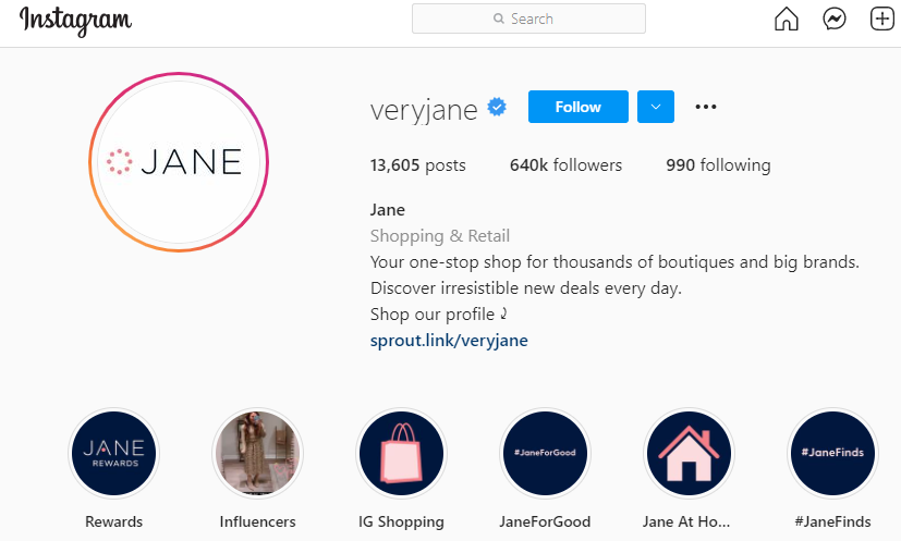 Jane Boutique Uses Instagram Shops To Drive Sales