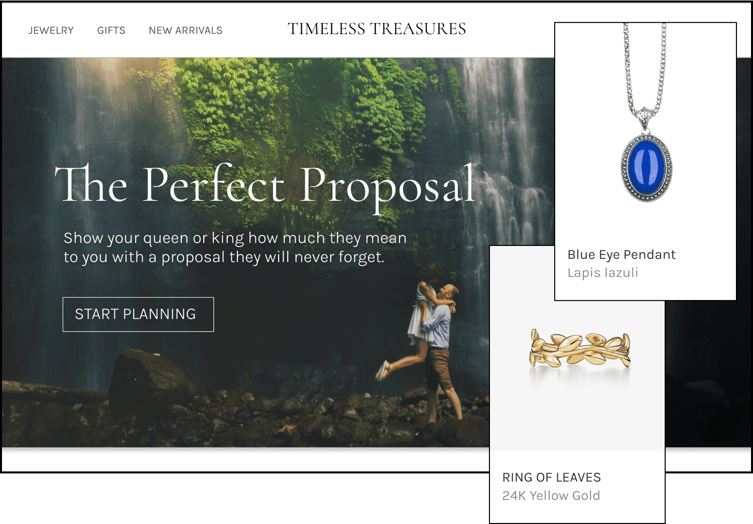 Timeless Treasures - Cleopatra Concept ecommerce Store