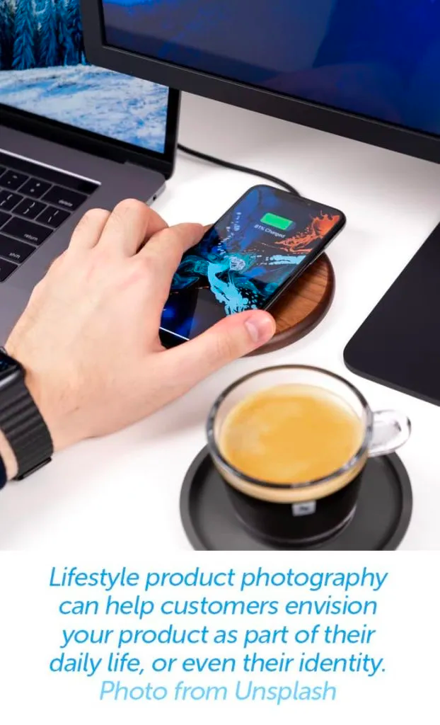 Lifestyle product photography